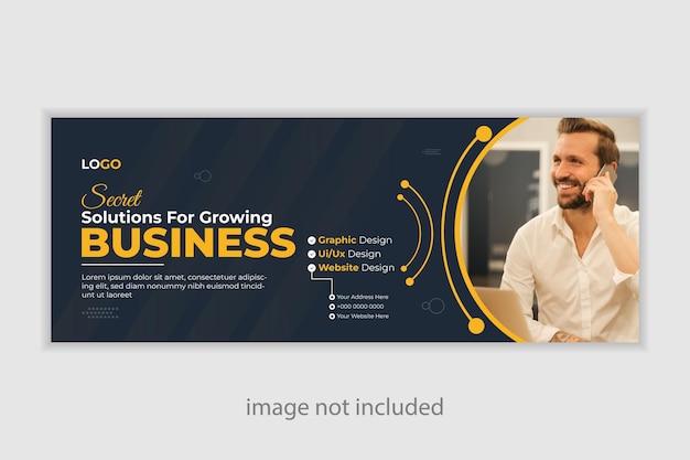 Premium Vector  Elevate your facebook presence stand out with stunning 