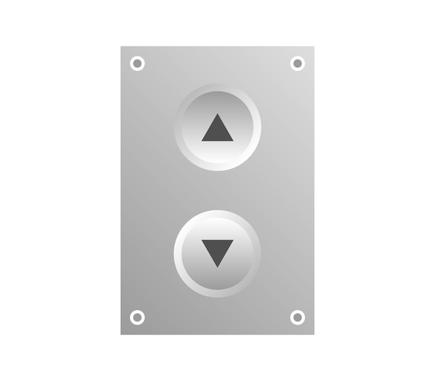 Vector elevator button