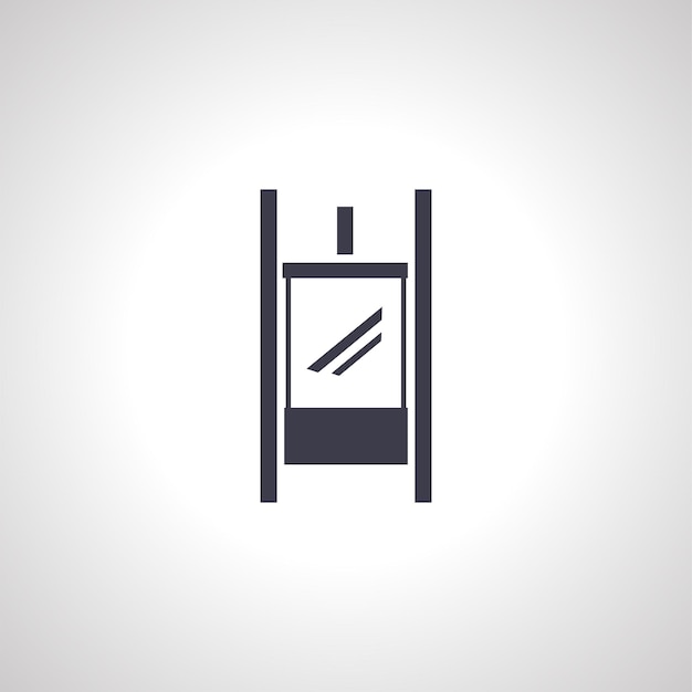 elevator icon lift isolated icon