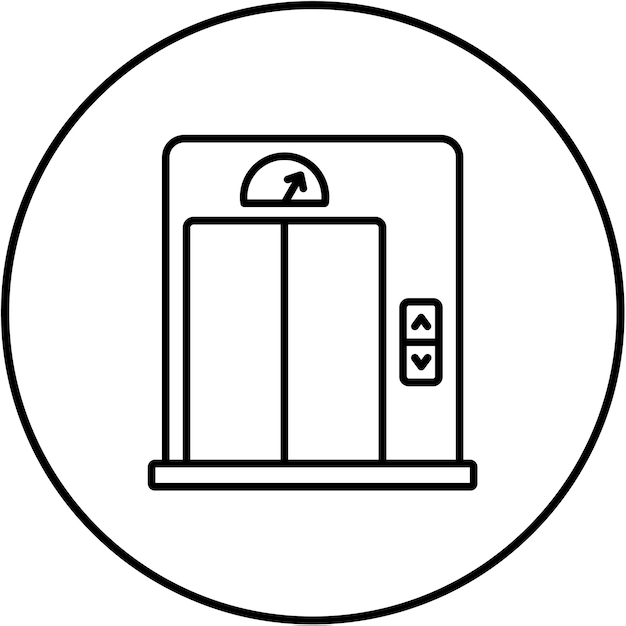 Vector elevator icon