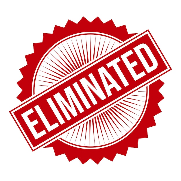 Eliminated Rubber stamp Design Art Illustration