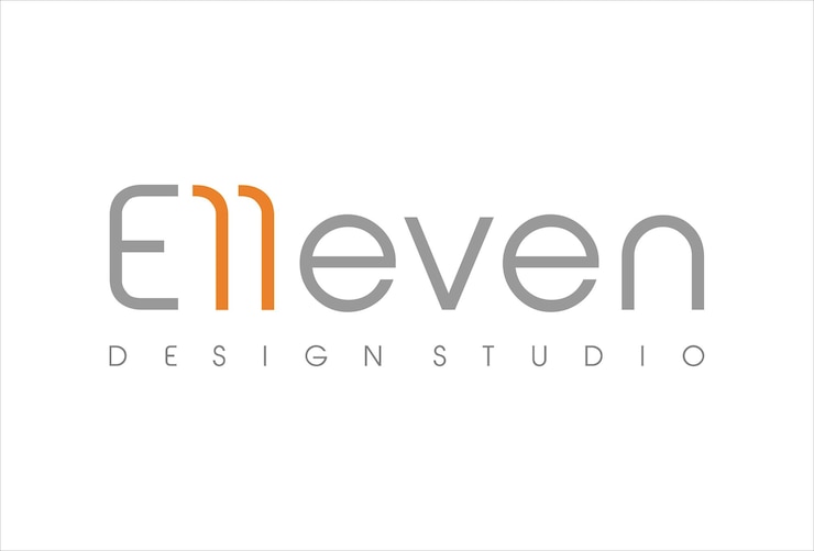 Vector elleven studio logo ontwerpconcept.