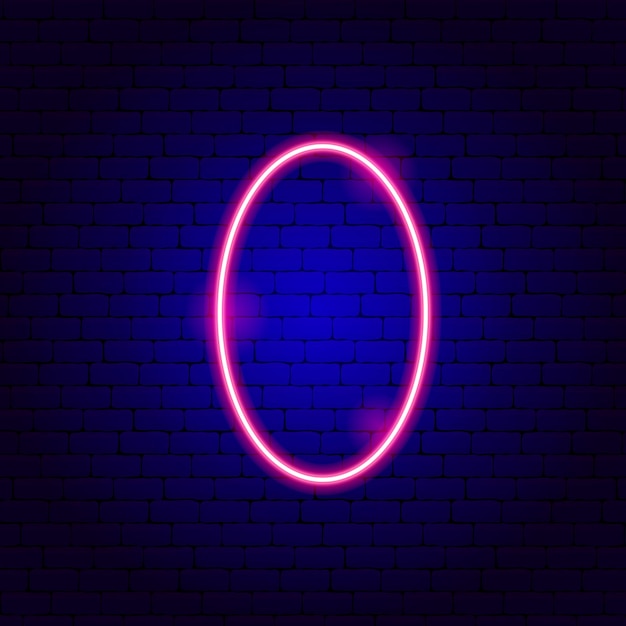 Ellipse Neon Sign