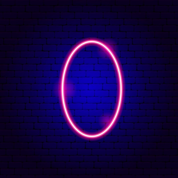 Ellipse Neon Sign