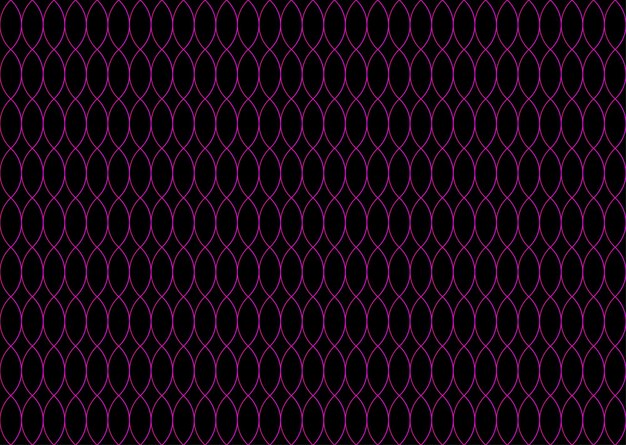 Vector ellipses gradient color pattern design on black background