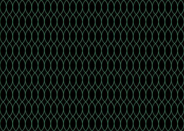 Vector ellipses gradient color pattern design on black background