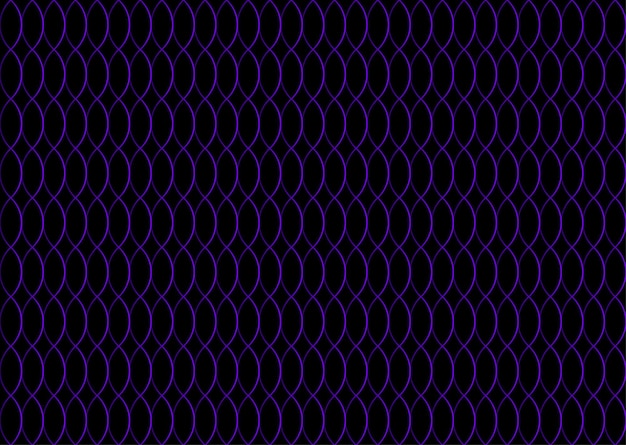 Ellipses Gradient Color Pattern design on Black Background