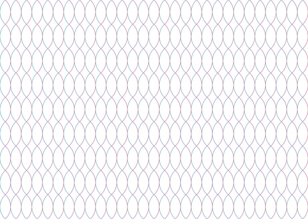 Vector ellipses gradient color pattern design on white background