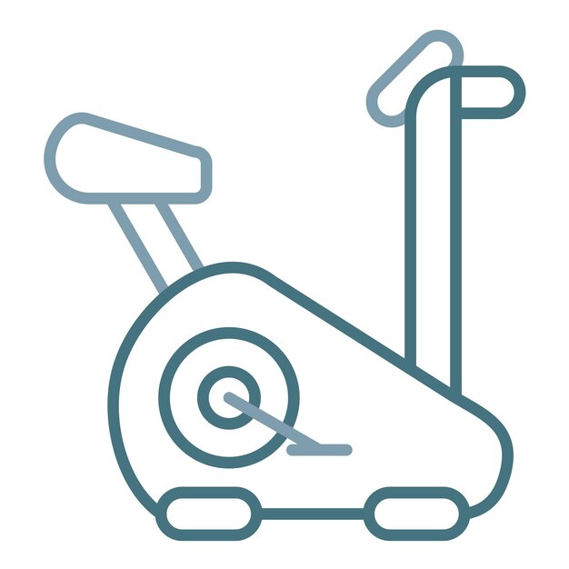 Elliptical flat illustration