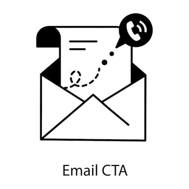 Email Advertising Linear Icon