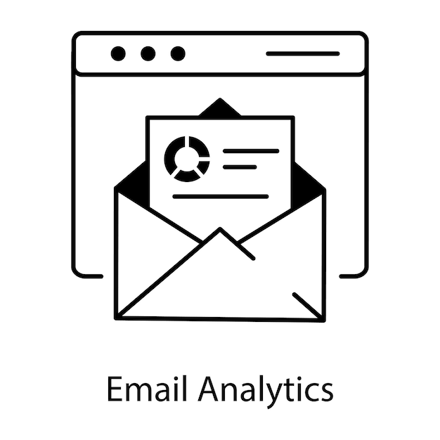 Email Communication Linear Icon