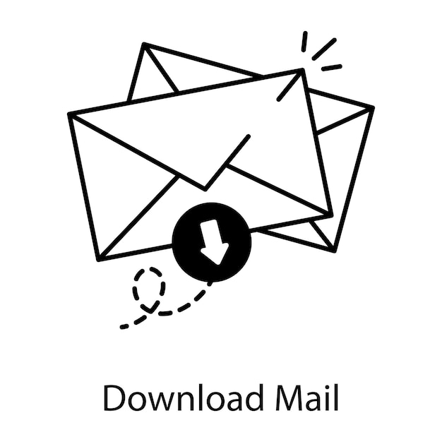 Email Communication Linear Icon