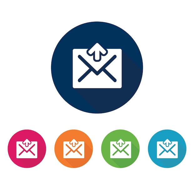 Email icon. Communication symbol. 