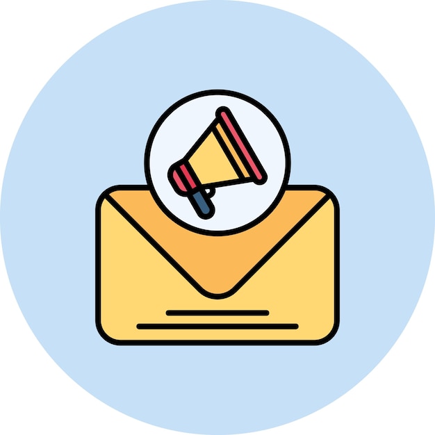 Email Marketing Flat Illustration