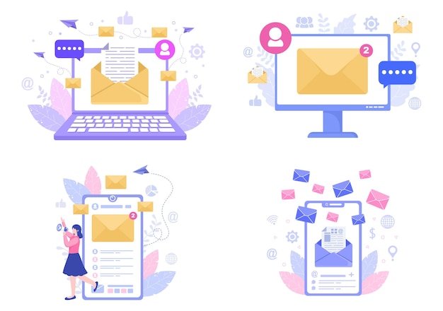 Email Marketing   Illustration