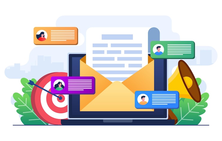 Vector email marketing