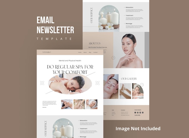 Email Newsletter for Spa