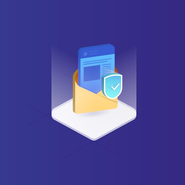 Email security illustration