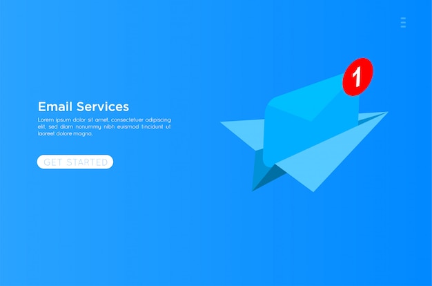 email services illustration