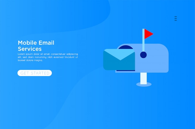 email services illustration