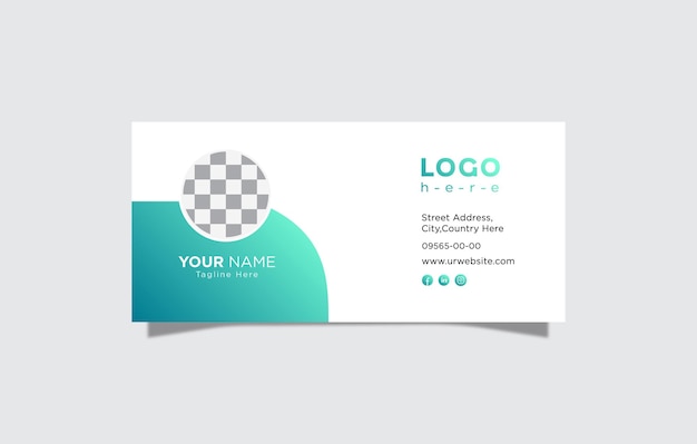 email signature design template