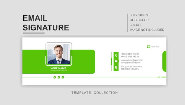 Email Signature Design Template