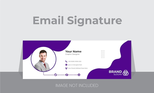 Email signature Design Template