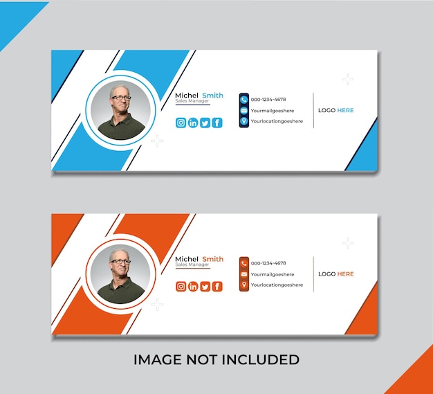 Email signature design