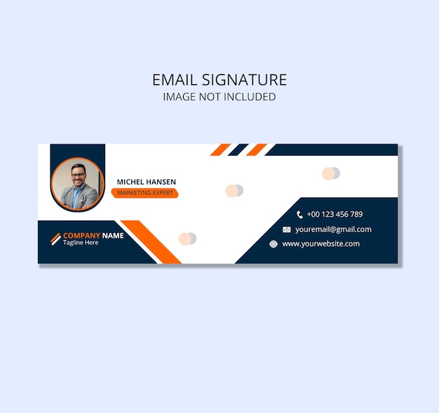 Email signature design