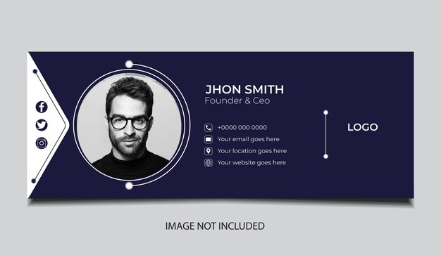 Email signature design