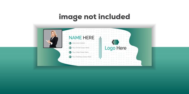 Email signature template design