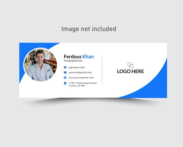 email signature template design