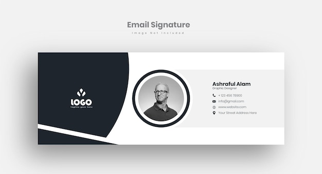 Email signature template design