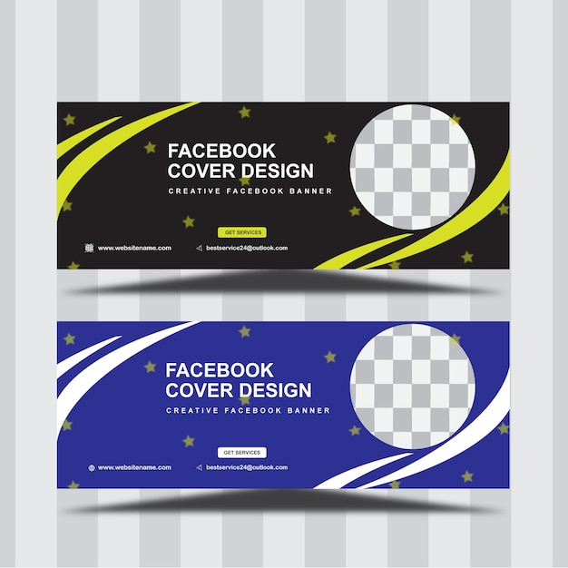 email signature template or and personal social media cover design