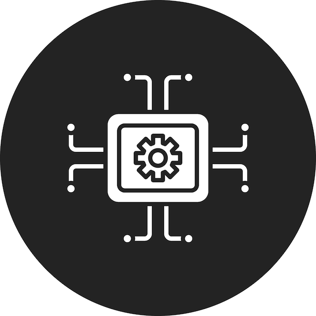 Встроенные устройства иконные векторные изображения могут использоваться для Интернета вещей