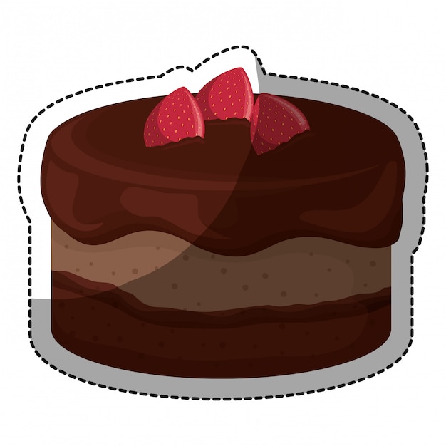 embellished cake pastry icon image 