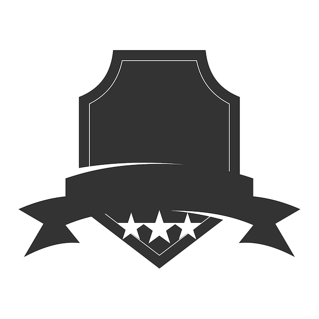 Embleem blanco sjabloon logo icoon illustratie merkidentiteit