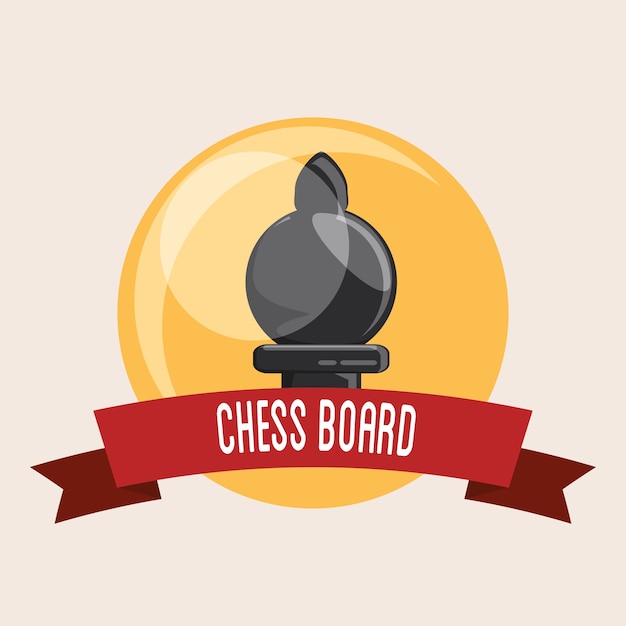 embleem van schaakbordontwerp