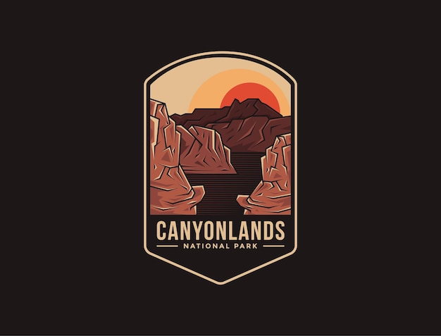 Emblem patch logo of Canyonlands National Park