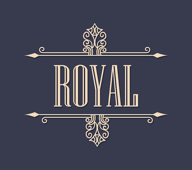 Emblem royal quality design