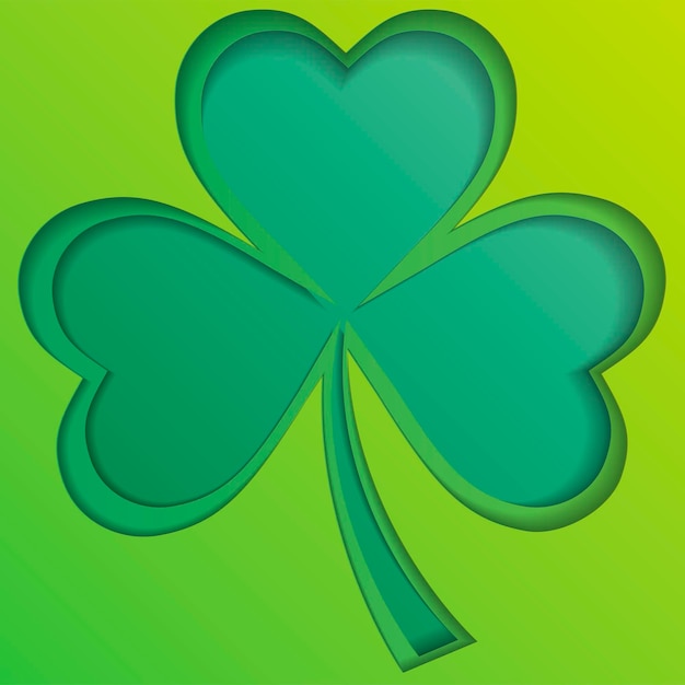 Emblemen klavertje Ierse shamrock bladeren voor happy st patrick s day eps