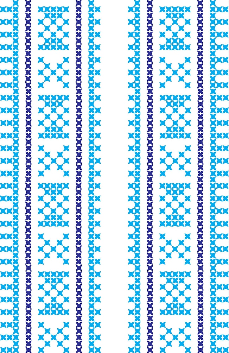 Vector embroidered crossstitch ornament national pattern ukrainian slavic