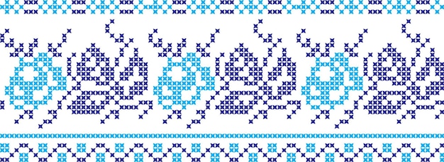 수 놓은 크로스 스티치 장식 국가 패턴 우크라이나어 슬라브