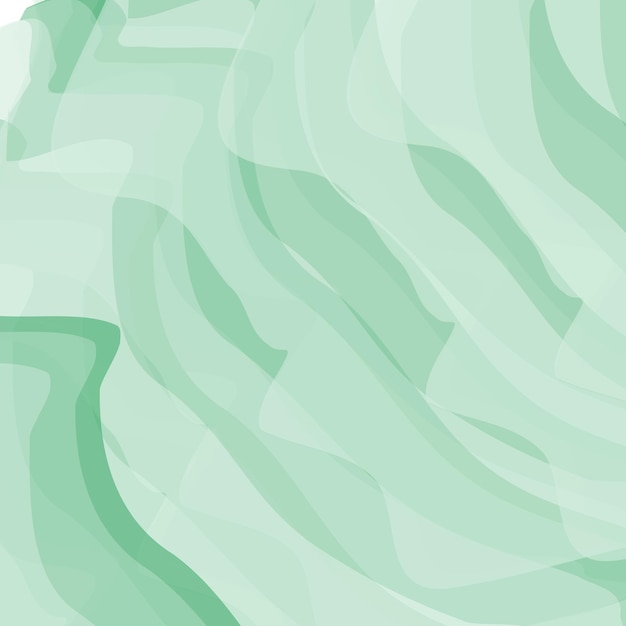 Vector emerald green watercolor background