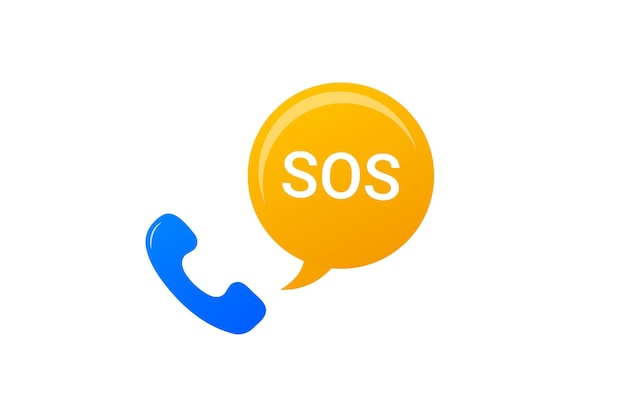 Экстренный вызов с векторным элементом SOS Call