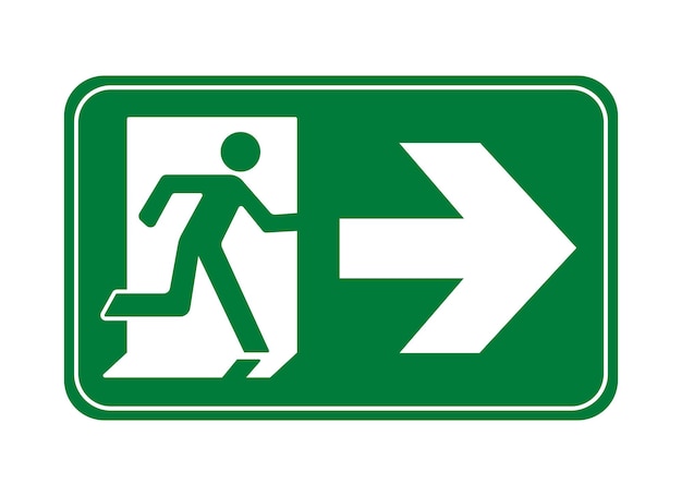 Emergency exit door right