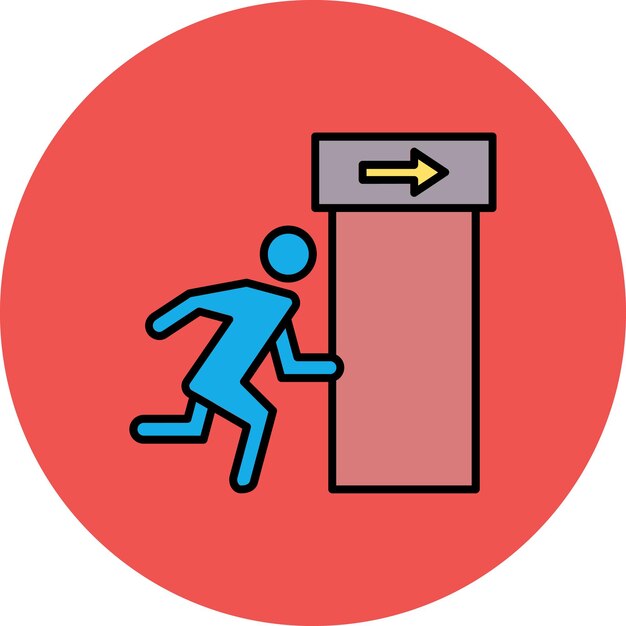 Emergency Exit Icon