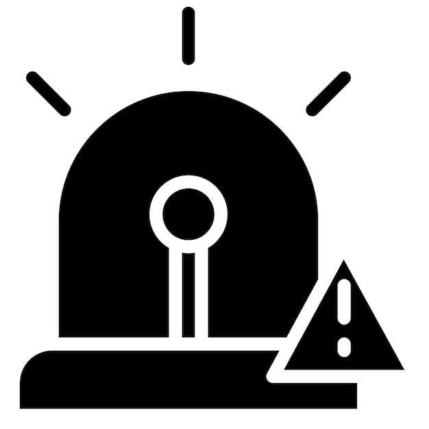 Векторное изображение значка аварийной ситуации может быть использовано для дома престарелых