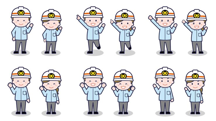 Vector 응급대원 남자와 여자 02