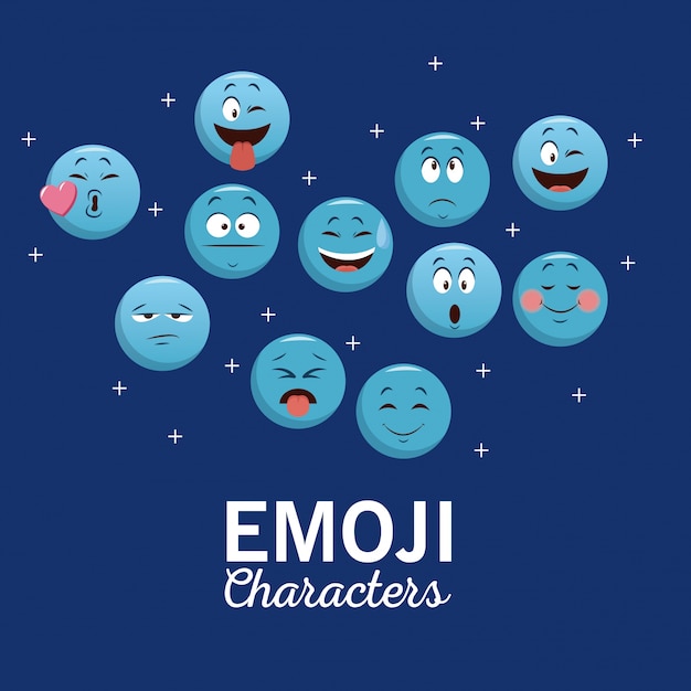 Emoji chat characters